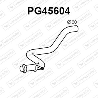 Tuyau d'échappement VENEPORTE PG45604