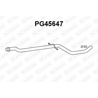 Tuyau d'échappement VENEPORTE OEM 1717FC