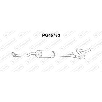 Silencieux avant VENEPORTE OEM 1717GT