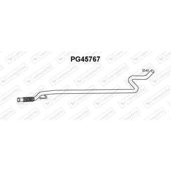 Tuyau d'échappement VENEPORTE [PG45767]