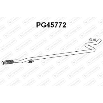 Tuyau d'échappement VENEPORTE [PG45772]