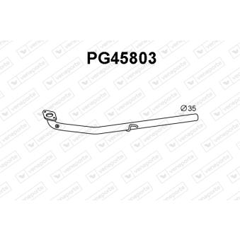 Tuyau d'échappement VENEPORTE OEM 174100Q010