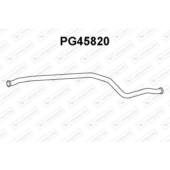 Tuyau d'échappement VENEPORTE OEM 1717HX Tuyau d'échappement VENEPORTE OEM 1717HX