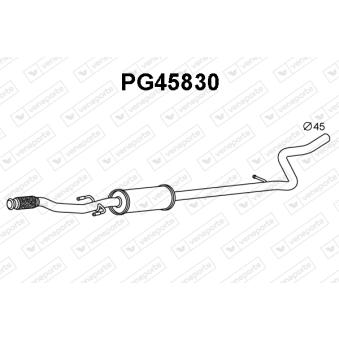 Silencieux avant VENEPORTE [PG45830]