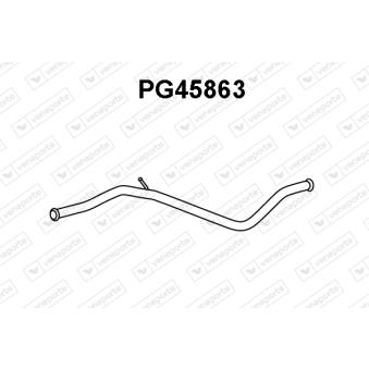 Tuyau d'échappement VENEPORTE OEM 1717JL