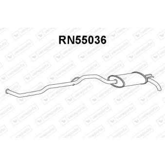 Silencieux arrière VENEPORTE OEM 7700821226