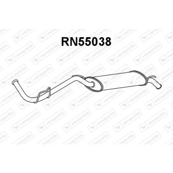 Silencieux arrière VENEPORTE OEM 7700797695