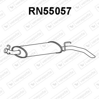 Silencieux arrière VENEPORTE [RN55057]