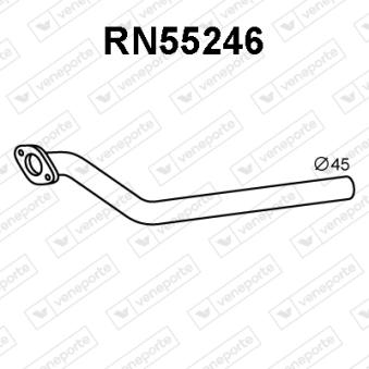 Tuyau d'échappement VENEPORTE [RN55246]