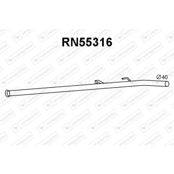 Tuyau d'échappement VENEPORTE [RN55316]