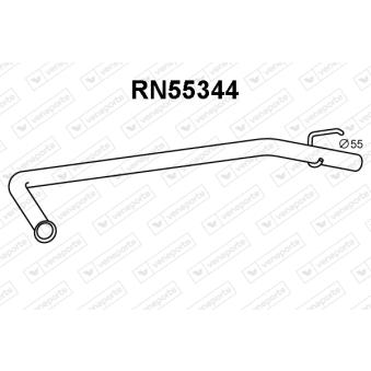 Tuyau d'échappement VENEPORTE OEM 8200537246