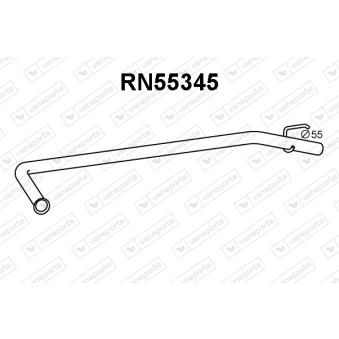 Tuyau d'échappement VENEPORTE [RN55345]