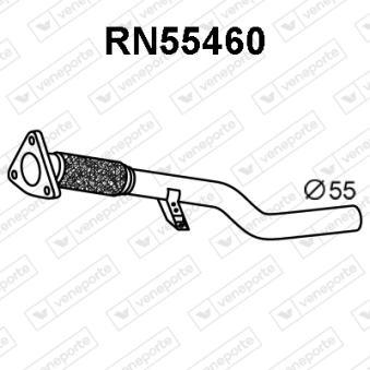 Tuyau d'échappement VENEPORTE OEM 200107736R