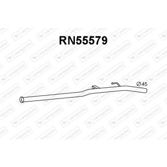 Tuyau d'échappement VENEPORTE OEM 8200086858