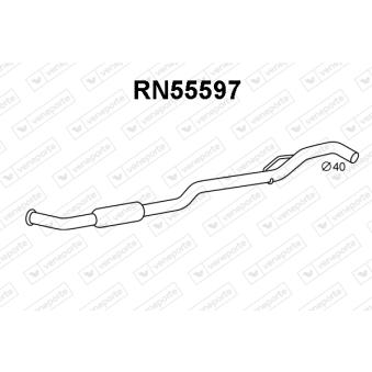 Tuyau d'échappement VENEPORTE [RN55597]