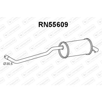 Silencieux arrière VENEPORTE [RN55609]