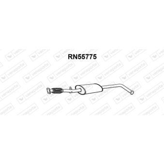 Silencieux central VENEPORTE OEM 7700410737