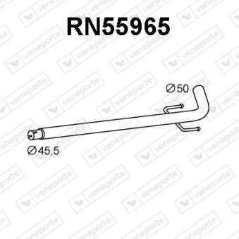Tuyau d'échappement VENEPORTE OEM 8200613083