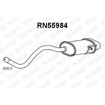 Silencieux arrière VENEPORTE RN55984