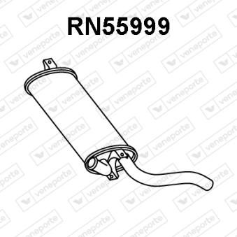 Silencieux arrière VENEPORTE [RN55999]