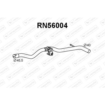 Tuyau d'échappement VENEPORTE RN56004