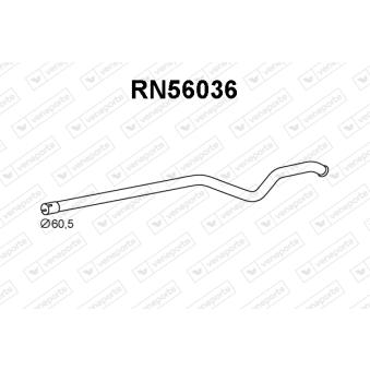 Tuyau d'échappement VENEPORTE OEM 200100056R