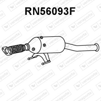Filtre à particules / à suie, échappement VENEPORTE OEM 200109087R