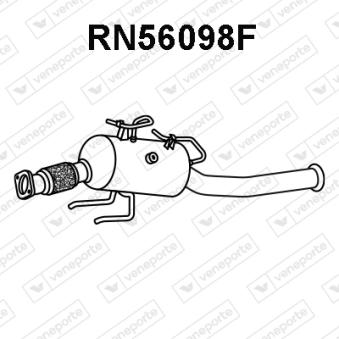 Filtre à particules / à suie, échappement VENEPORTE OEM 95524246