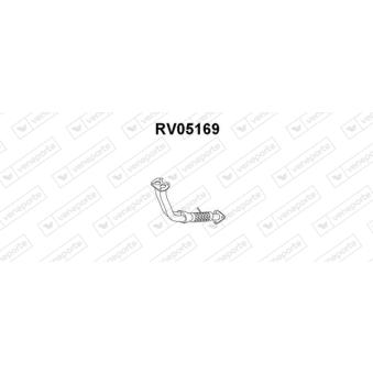 Tuyau d'échappement VENEPORTE [RV05169]