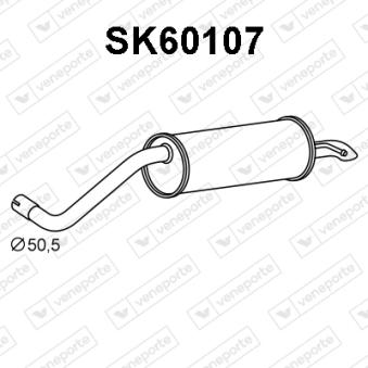 Silencieux arrière VENEPORTE [SK60107]