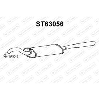 Silencieux arrière VENEPORTE [ST63056]