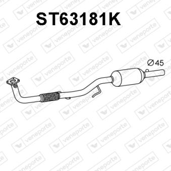 Catalyseur VENEPORTE OEM 6Q0254504X