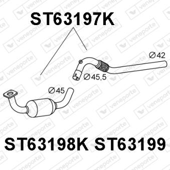 Catalyseur VENEPORTE OEM 6Q0253060GX
