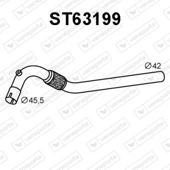 Tuyau d'échappement VENEPORTE OEM 6Q0253060GX