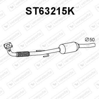 Catalyseur VENEPORTE OEM 6N0253053RX