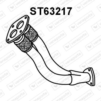 Tuyau d'échappement VENEPORTE OEM 7M0253091K