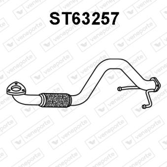 Tuyau d'échappement VENEPORTE OEM 1K0254304C
