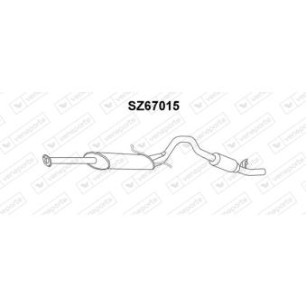 Silencieux arrière VENEPORTE OEM 1430058b11