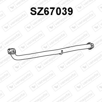 Tuyau d'échappement VENEPORTE OEM 14190M79GA0