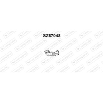 Tuyau d'échappement VENEPORTE [SZ67048]