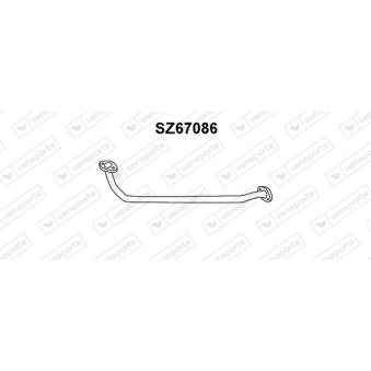 Tuyau d'échappement VENEPORTE OEM 14190M72F10