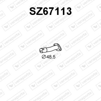 Tuyau d'échappement VENEPORTE [SZ67113]