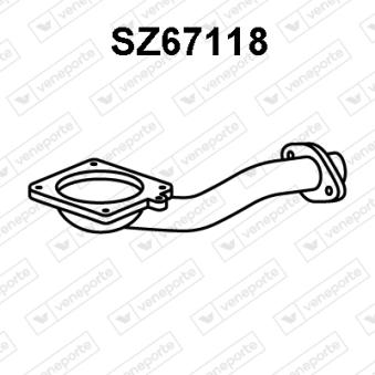 Tuyau d'échappement VENEPORTE [SZ67118]