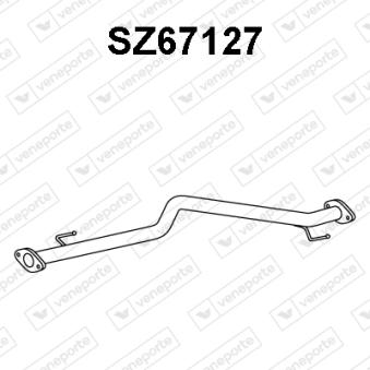 Tuyau d'échappement VENEPORTE [SZ67127]