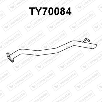Tuyau d'échappement VENEPORTE [TY70084]