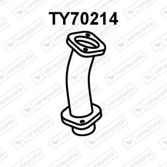 Tuyau d'échappement VENEPORTE [TY70214]