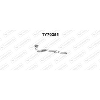 Tuyau d'échappement VENEPORTE OEM 1741011610
