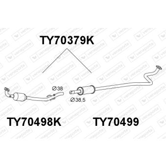 Catalyseur VENEPORTE [TY70379K]