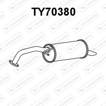 Silencieux arrière VENEPORTE [TY70380]