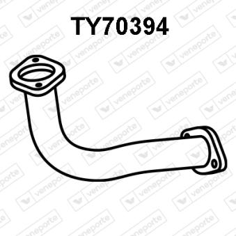 Tuyau d'échappement VENEPORTE [TY70394]